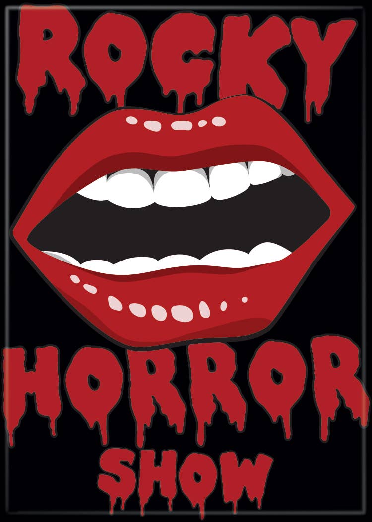 Rocky Horror Logo and Lips Magnet