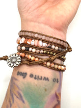 Load image into Gallery viewer, Rose Quartz Wrap Bracelet
