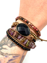 Load image into Gallery viewer, Obsidian Wrap Bracelet
