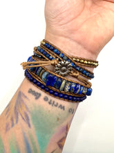 Load image into Gallery viewer, Lapis Lazuli Wrap Bracelet
