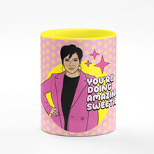 Load image into Gallery viewer, Kris Jenner Amazing Sweetie Yellow Mug
