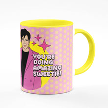 Load image into Gallery viewer, Kris Jenner Amazing Sweetie Yellow Mug
