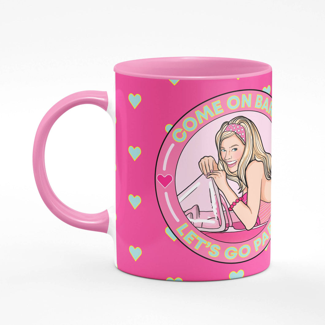 Barbie Let's Go Party Pink Mug