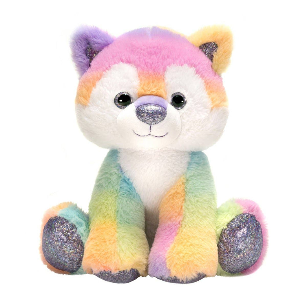 RAINBOW SHERBET - 10.5IN H SITTING WOLF