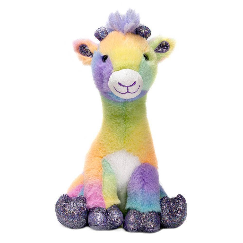 RAINBOW SHERBET - 12IN H SITTING GIRAFFE